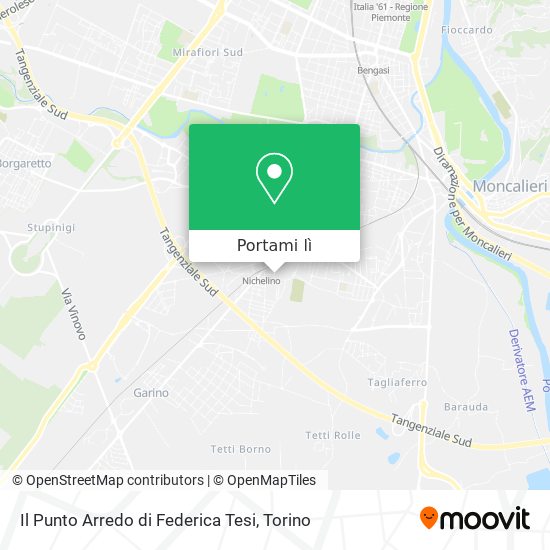 Mappa Il Punto Arredo di Federica Tesi