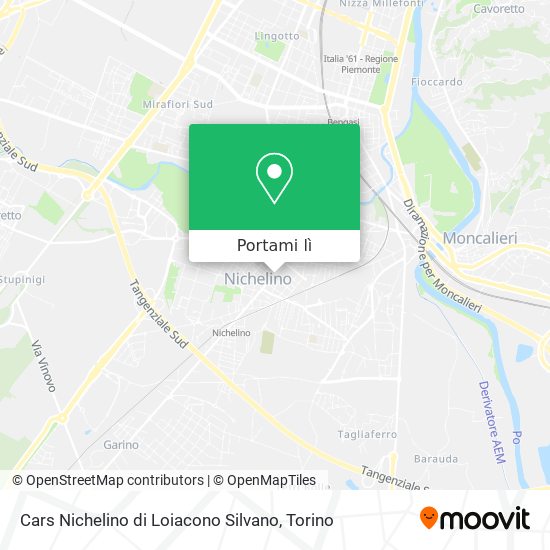 Mappa Cars Nichelino di Loiacono Silvano