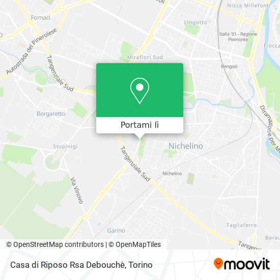 Mappa Casa di Riposo Rsa Debouchè