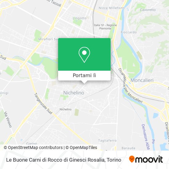 Mappa Le Buone Carni di Rocco di Ginesci Rosalia