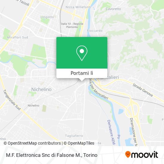 Mappa M.F. Elettronica Snc di Falsone M.