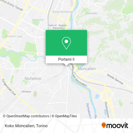 Mappa Koko Moncalieri