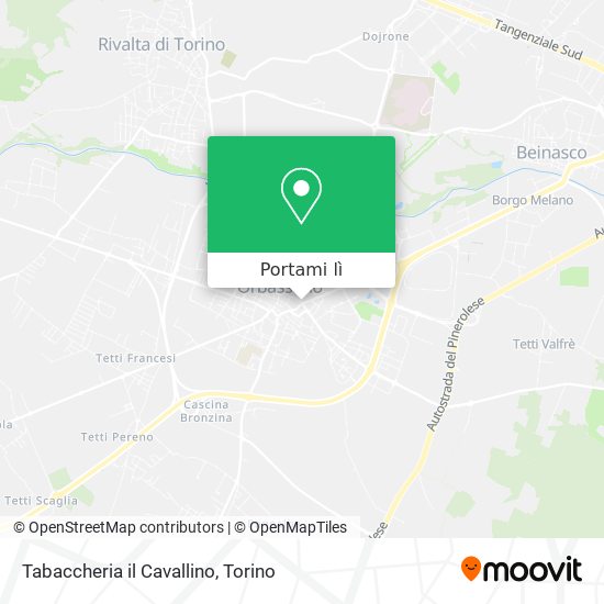 Mappa Tabaccheria il Cavallino