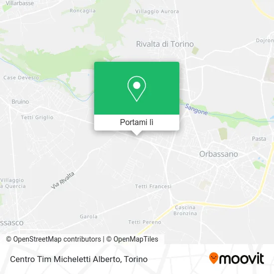 Mappa Centro Tim Micheletti Alberto