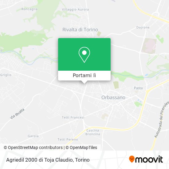 Mappa Agriedil 2000 di Toja Claudio