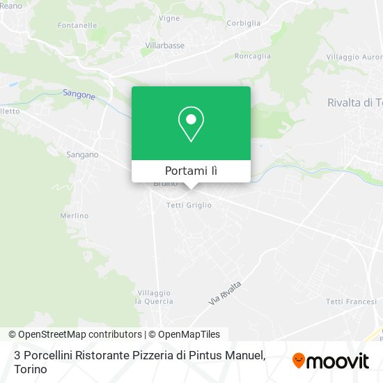 Mappa 3 Porcellini Ristorante Pizzeria di Pintus Manuel