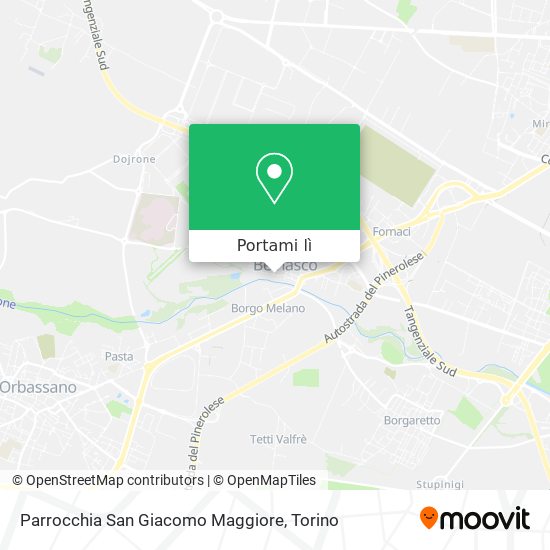 Mappa Parrocchia San Giacomo Maggiore