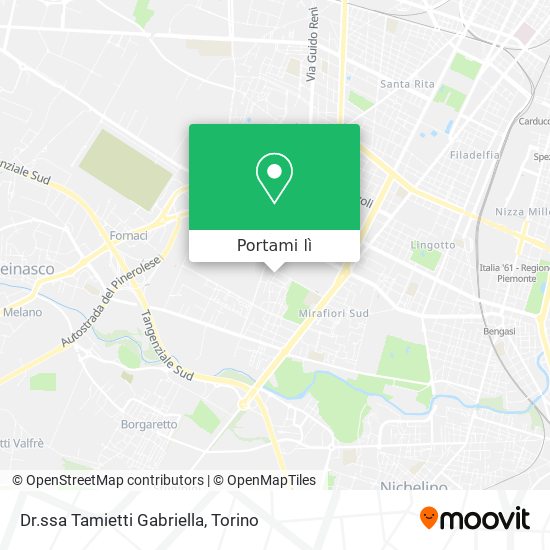 Mappa Dr.ssa Tamietti Gabriella
