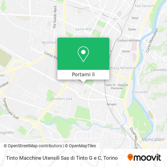 Mappa Tinto Macchine Utensili Sas di Tinto G e C