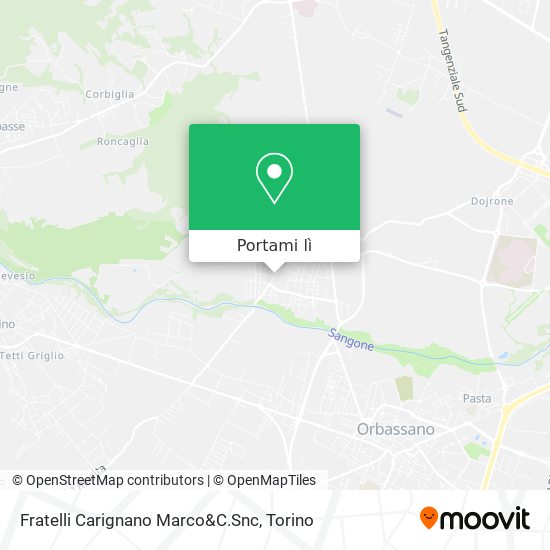 Mappa Fratelli Carignano Marco&C.Snc