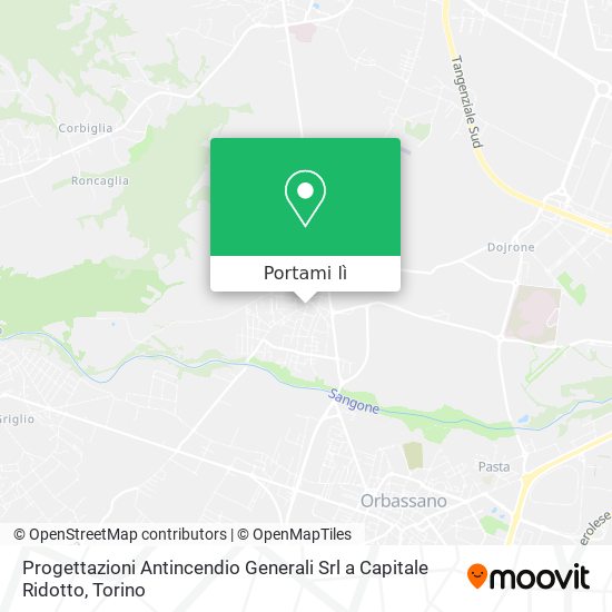 Mappa Progettazioni Antincendio Generali Srl a Capitale Ridotto