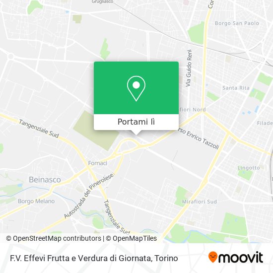 Mappa F.V. Effevi Frutta e Verdura di Giornata
