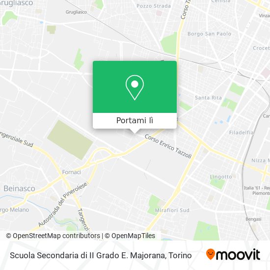 Mappa Scuola Secondaria di II Grado E. Majorana