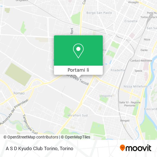 Mappa A S D Kyudo Club Torino