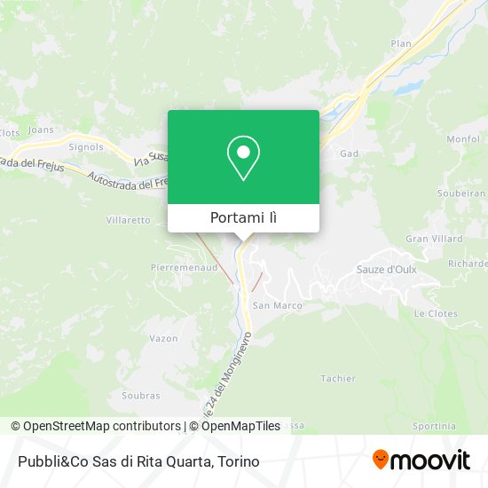 Mappa Pubbli&Co Sas di Rita Quarta