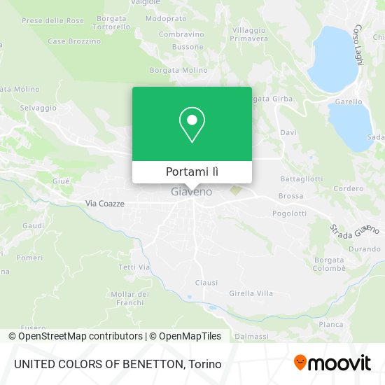 Mappa UNITED COLORS OF BENETTON