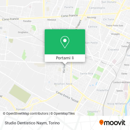 Mappa Studio Dentistico Naym