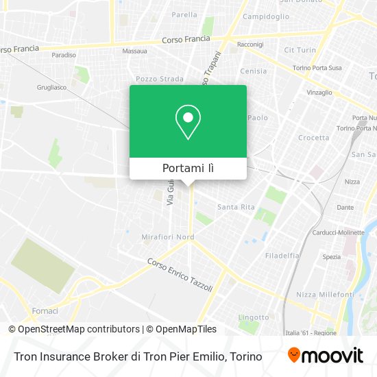 Mappa Tron Insurance Broker di Tron Pier Emilio