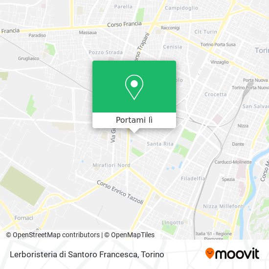 Mappa Lerboristeria di Santoro Francesca
