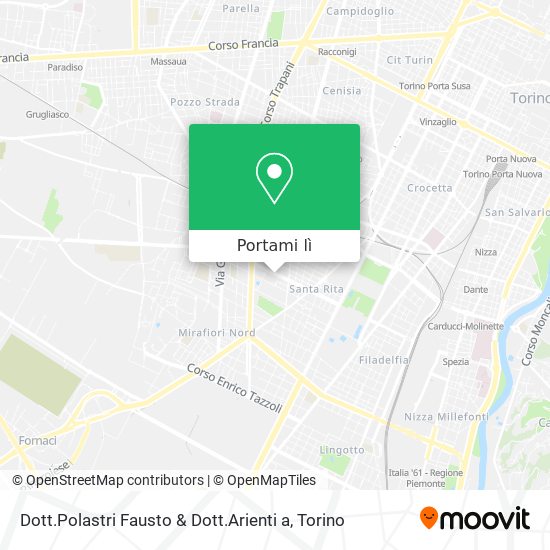Mappa Dott.Polastri Fausto & Dott.Arienti a