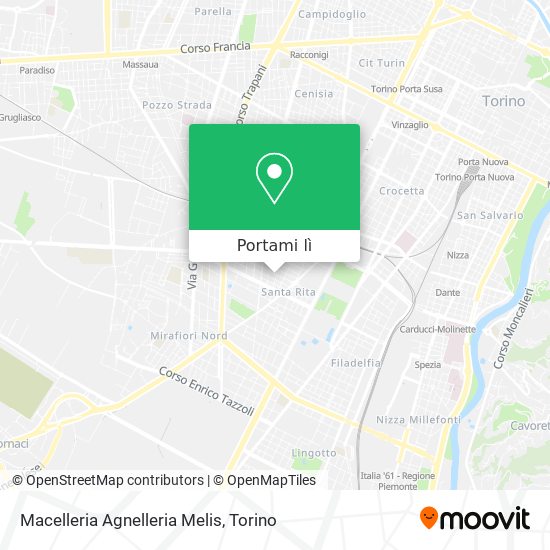 Mappa Macelleria Agnelleria Melis