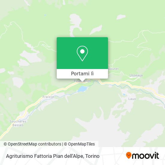 Mappa Agriturismo Fattoria Pian dell'Alpe