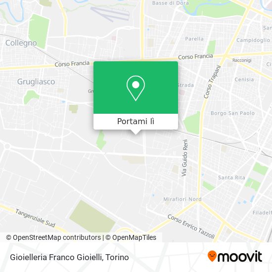 Mappa Gioielleria Franco Gioielli