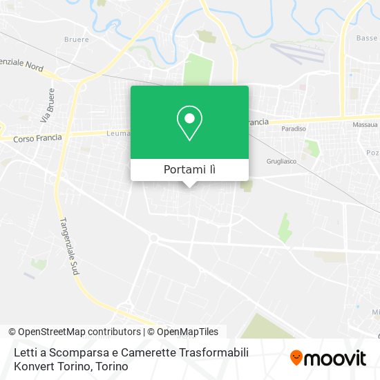 Mappa Letti a Scomparsa e Camerette Trasformabili Konvert Torino