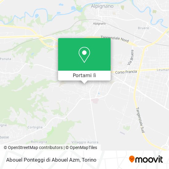 Mappa Abouel Ponteggi di Abouel Azm