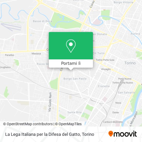 Mappa La Lega Italiana per la Difesa del Gatto