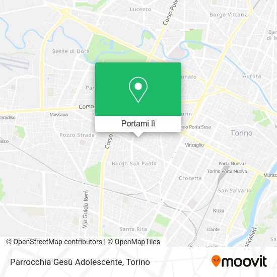 Mappa Parrocchia Gesù Adolescente