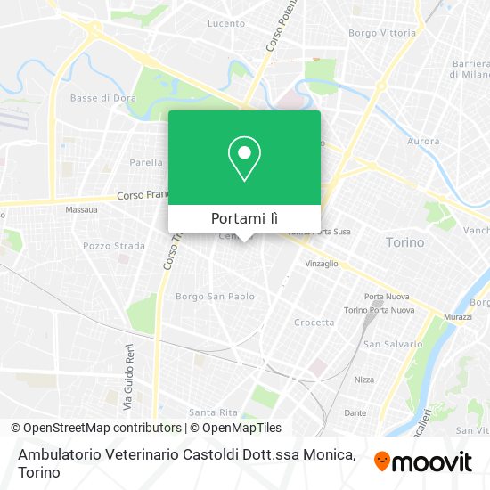 Mappa Ambulatorio Veterinario Castoldi Dott.ssa Monica