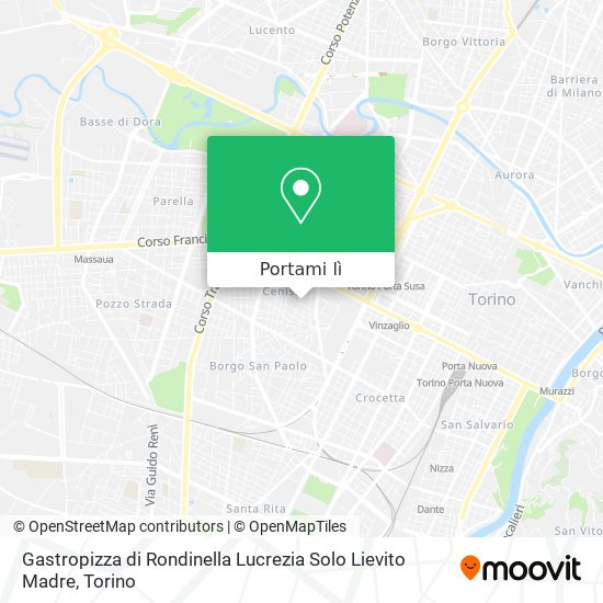 Mappa Gastropizza di Rondinella Lucrezia Solo Lievito Madre