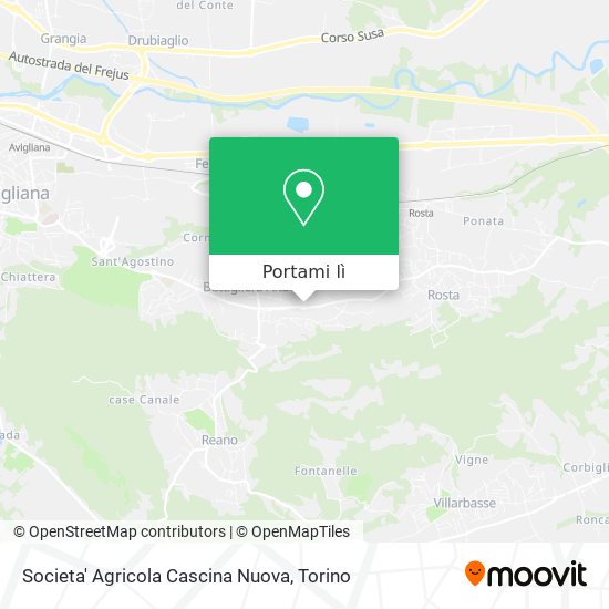 Mappa Societa' Agricola Cascina Nuova