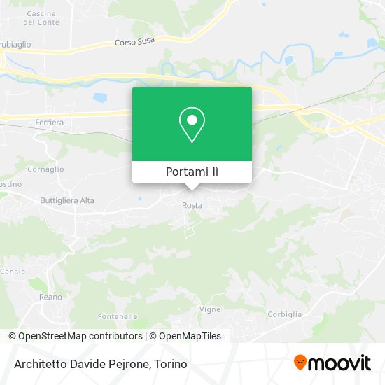 Mappa Architetto Davide Pejrone