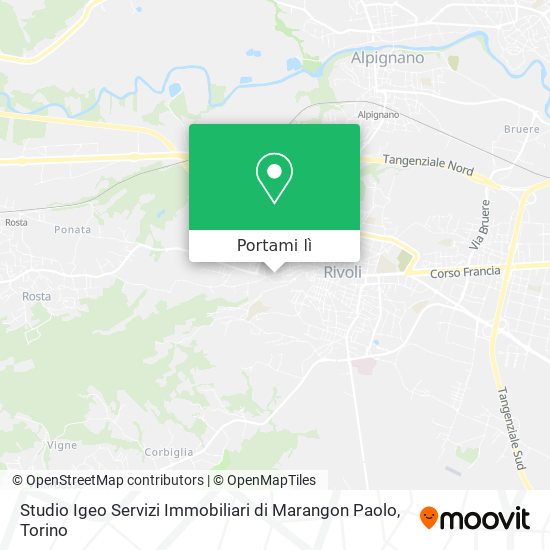 Mappa Studio Igeo Servizi Immobiliari di Marangon Paolo