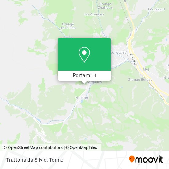 Mappa Trattoria da Silvio