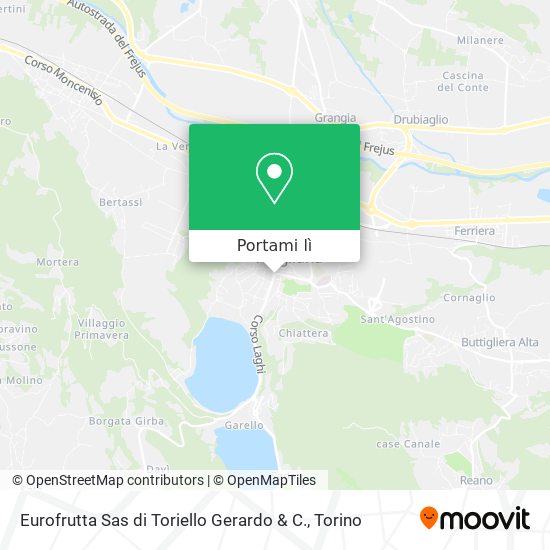 Mappa Eurofrutta Sas di Toriello Gerardo & C.