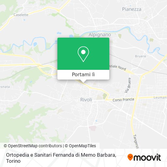 Mappa Ortopedia e Sanitari Fernanda di Memo Barbara