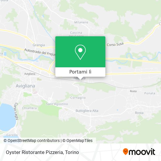 Mappa Oyster Ristorante Pizzeria