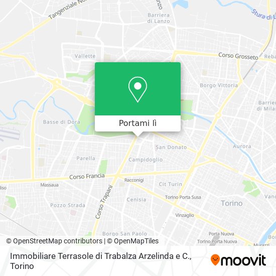 Mappa Immobiliare Terrasole di Trabalza Arzelinda e C.