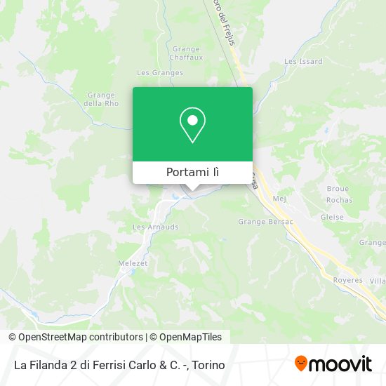 Mappa La Filanda 2 di Ferrisi Carlo & C. -