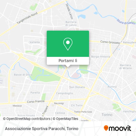 Mappa Associazionie Sportiva Paracchi