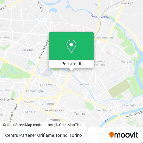 Mappa Centru Partener Oriflame Torino