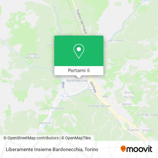 Mappa Liberamente Insieme Bardonecchia