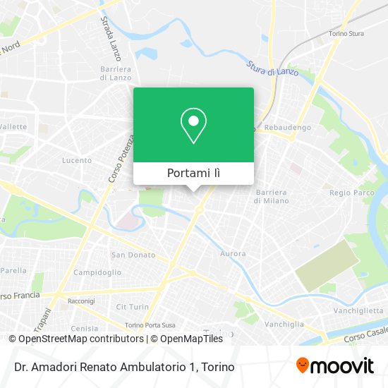 Mappa Dr. Amadori Renato Ambulatorio 1