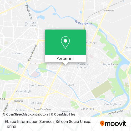 Mappa Ebsco Information Services Srl con Socio Unico