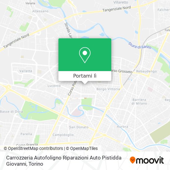 Mappa Carrozzeria Autofoligno Riparazioni Auto Pistidda Giovanni