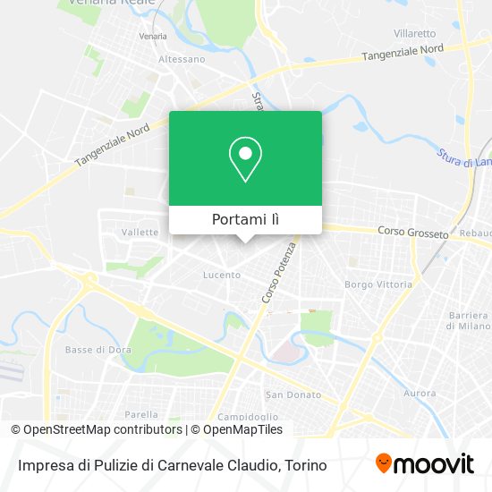 Mappa Impresa di Pulizie di Carnevale Claudio