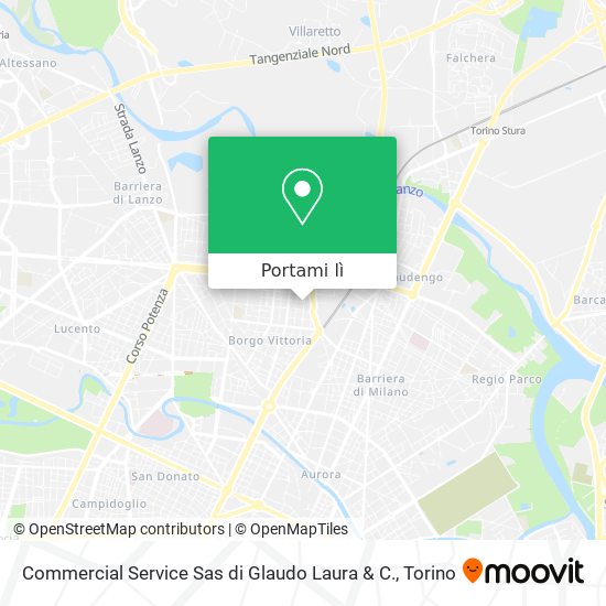 Mappa Commercial Service Sas di Glaudo Laura & C.